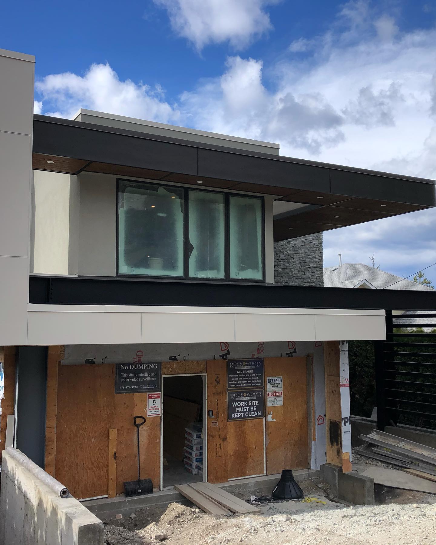 Completed cap flashings in... - Craftsman Custom Sheet Metal