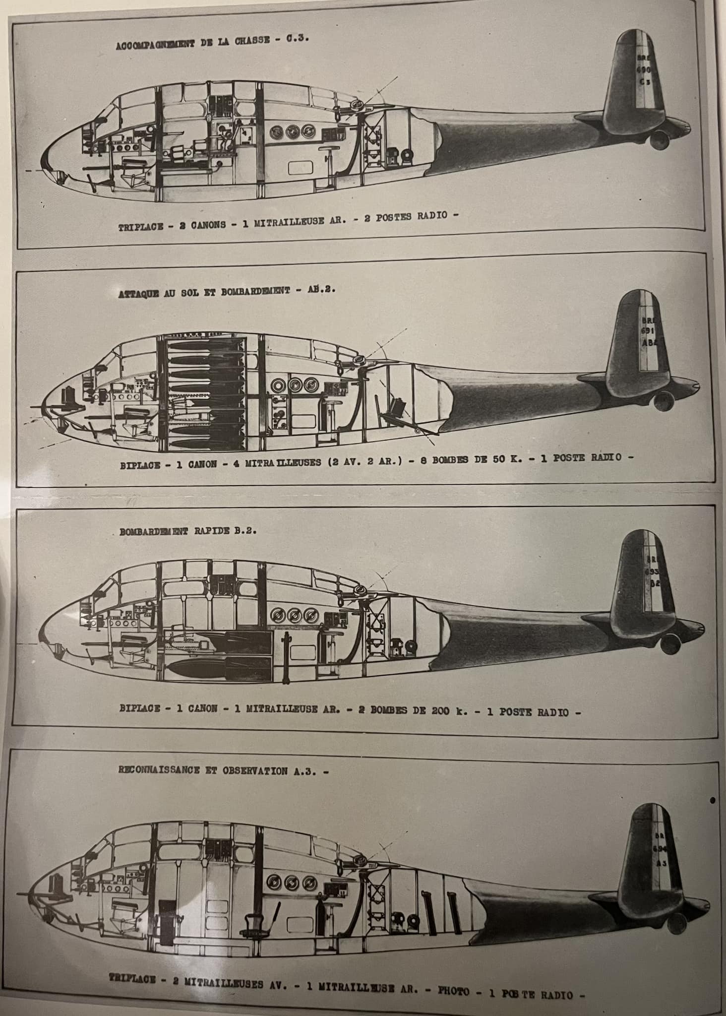 Mistercraft – Maquette Breguet Br.693 B2 – échelle 1:72 – Kit De Modèle D’avion à Monter