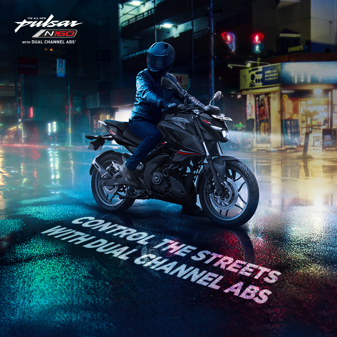 Bajaj Pulsar - Brake like never before on Pulsar N160, India's First ...