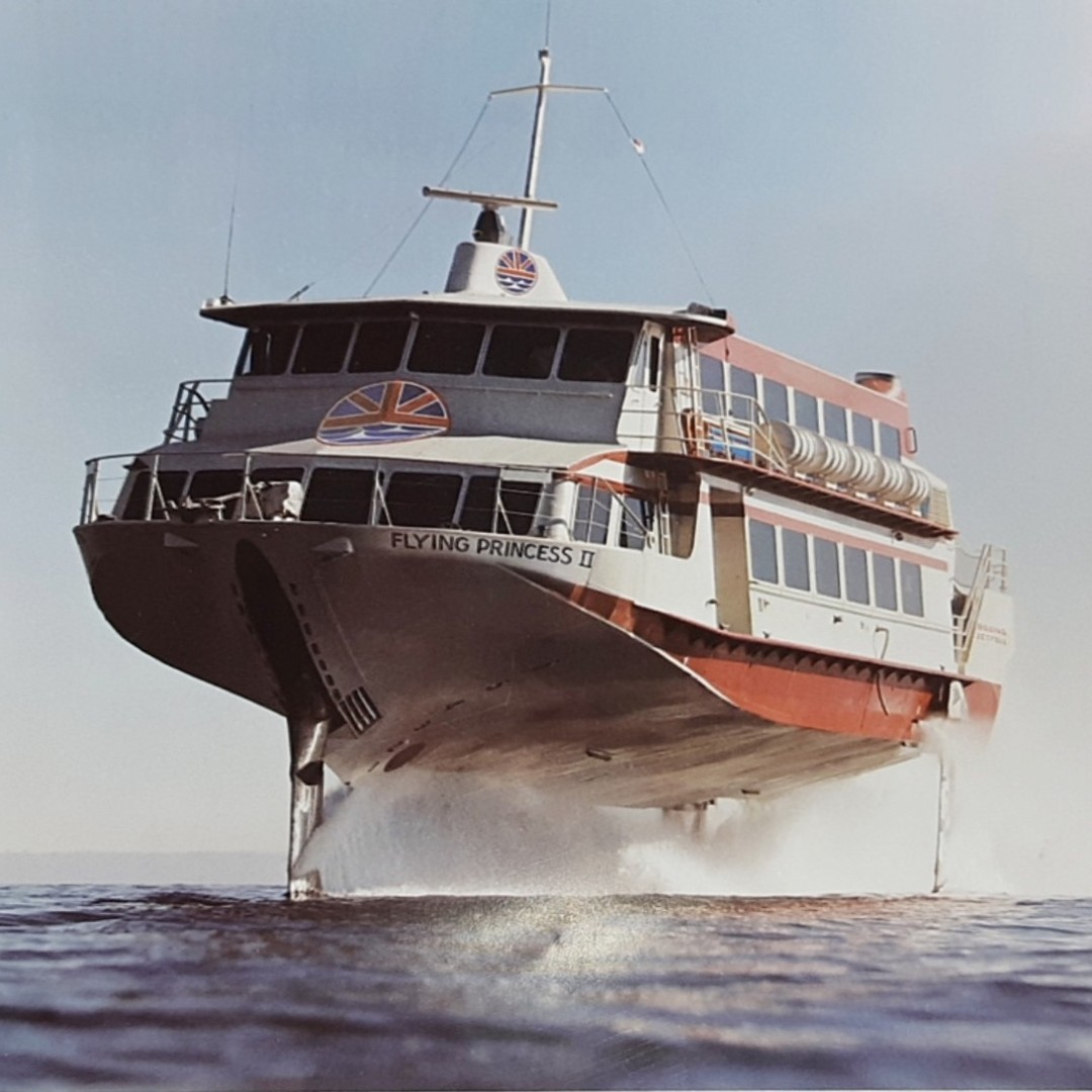 Maritime Museum of British Columbia - The Flying Princess II hydrofoil ...