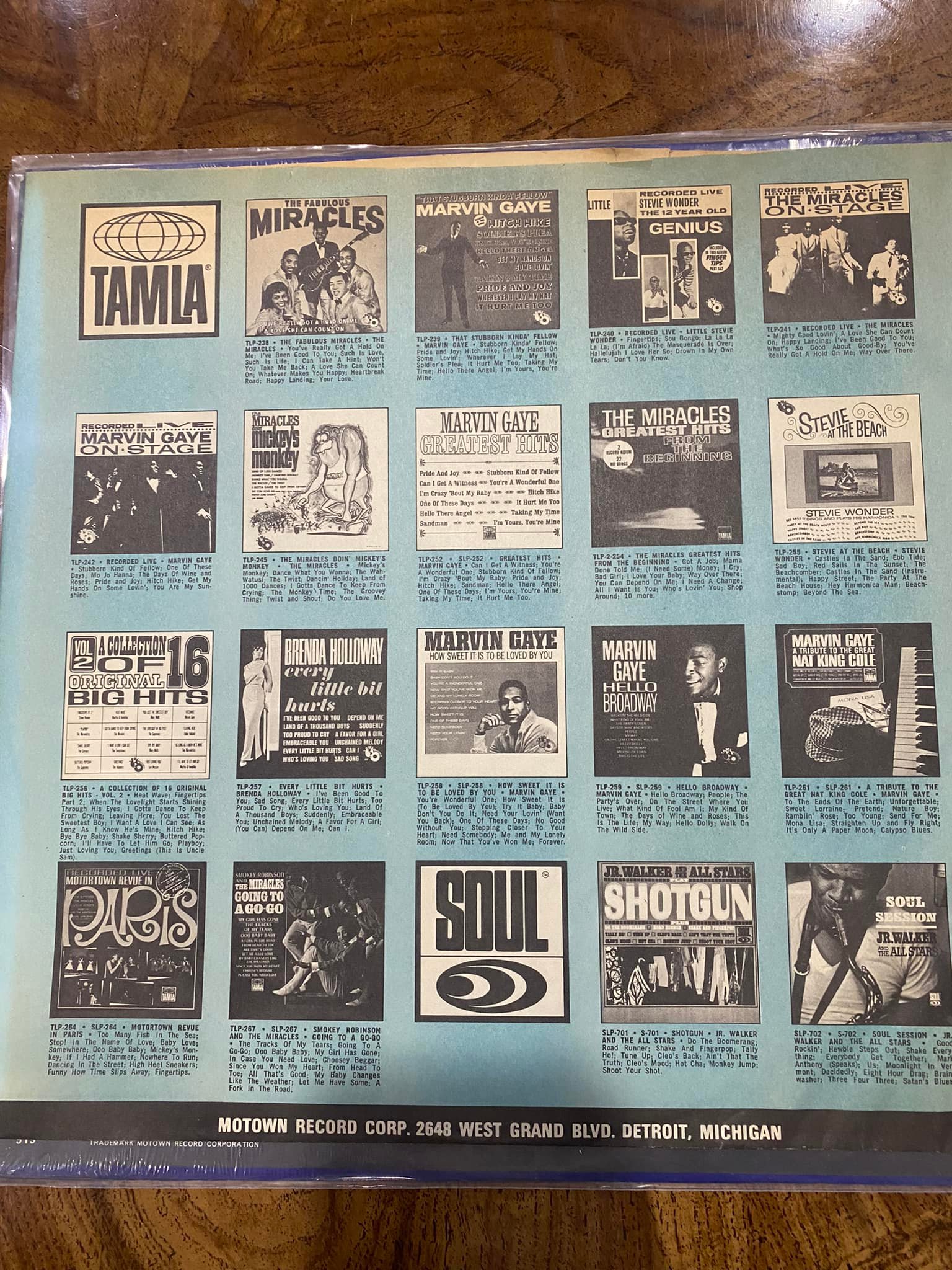 Temptation's Greatest Hits Released November 15 1966 Gordy G 919