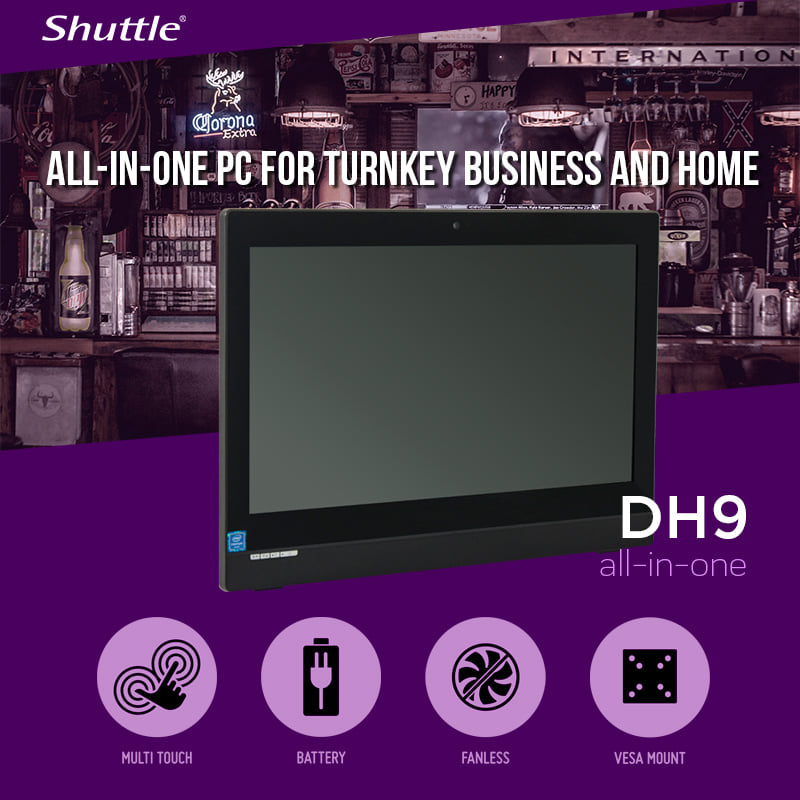 Shuttle Computers - The DH9 is equipped with an Intel® Braswell® N3050 ...