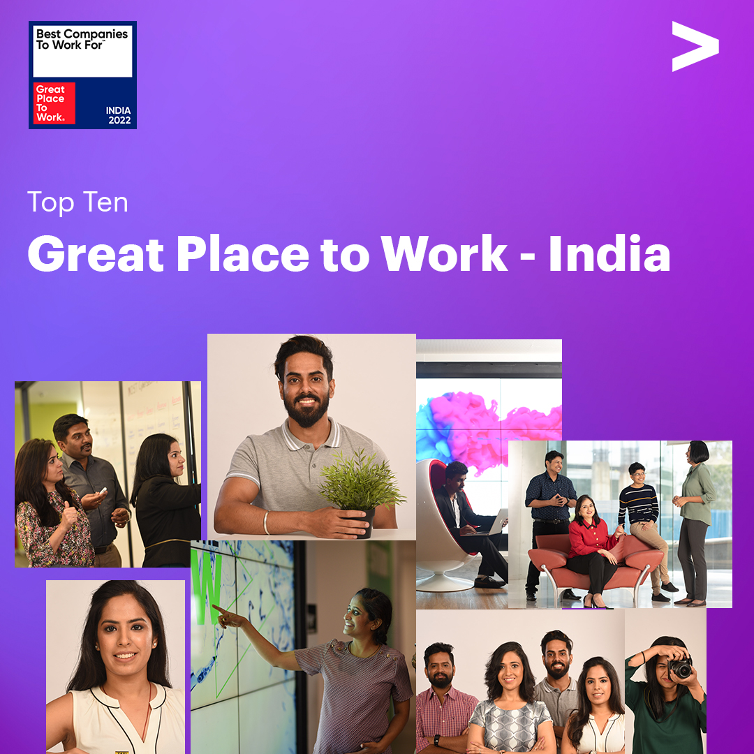 Accenture in India - We’re thrilled to be among the top 10 Great Place ...