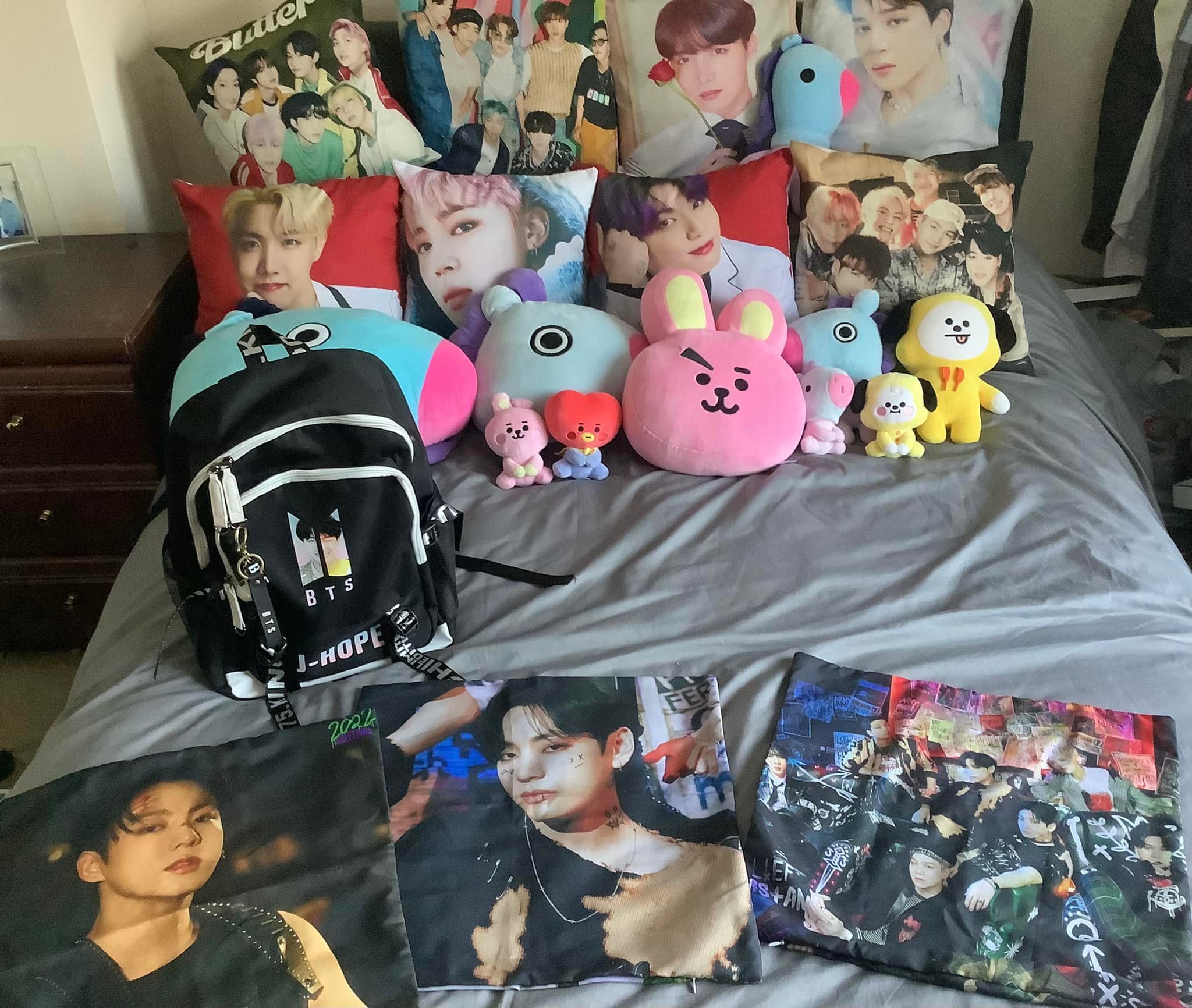 BTS fan finds comfort in J-Hope pillow