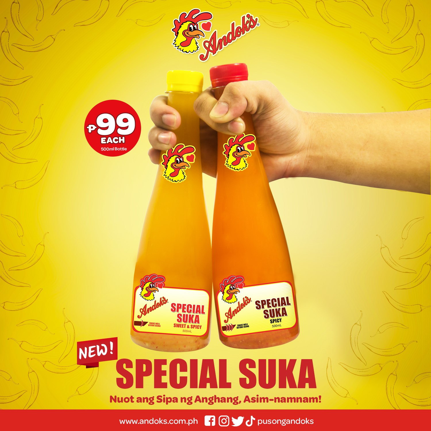 Andok's - Uy, may bago! Espesyal kagaya mo 🥰 Choice of noot Sipa ...