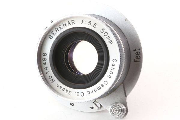 Canon 50mm f3.5 Serenar lens rarity