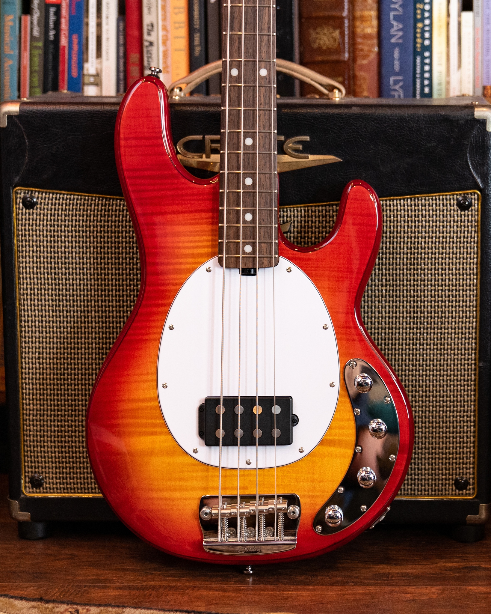 The new StingRay Ray34 Flame Maple... - Sterling by Music Man | Facebook