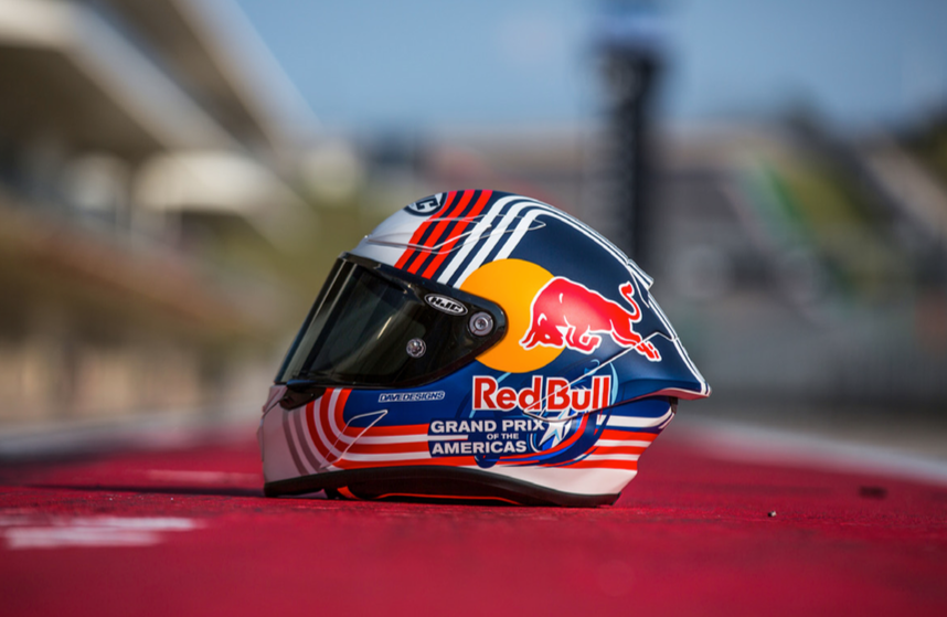 WELCOME @polespargaro ! Special helmet for KTM-REDBULL Home Gp