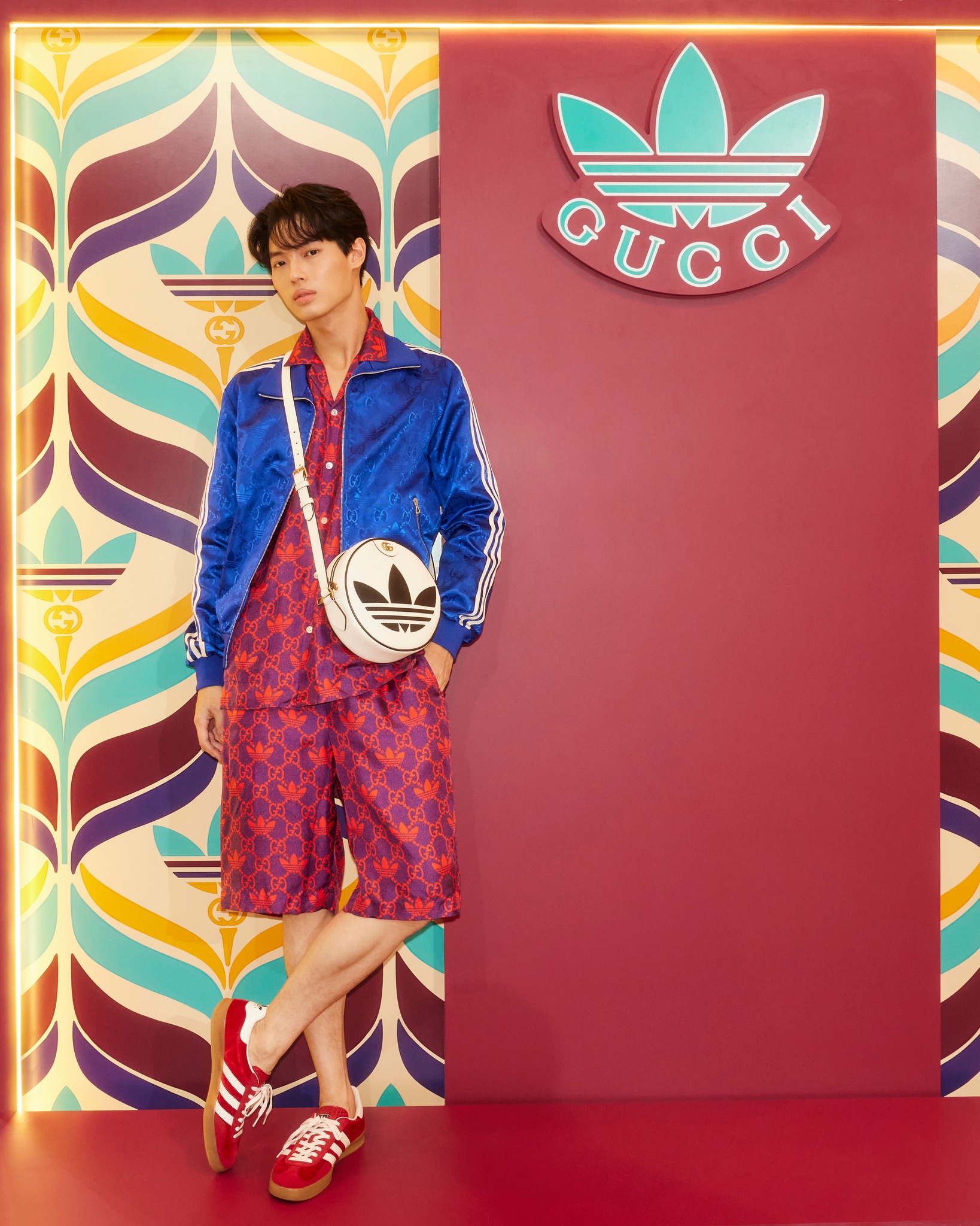 Attending the adidas x Gucci Pop-Up store event in South Asia were