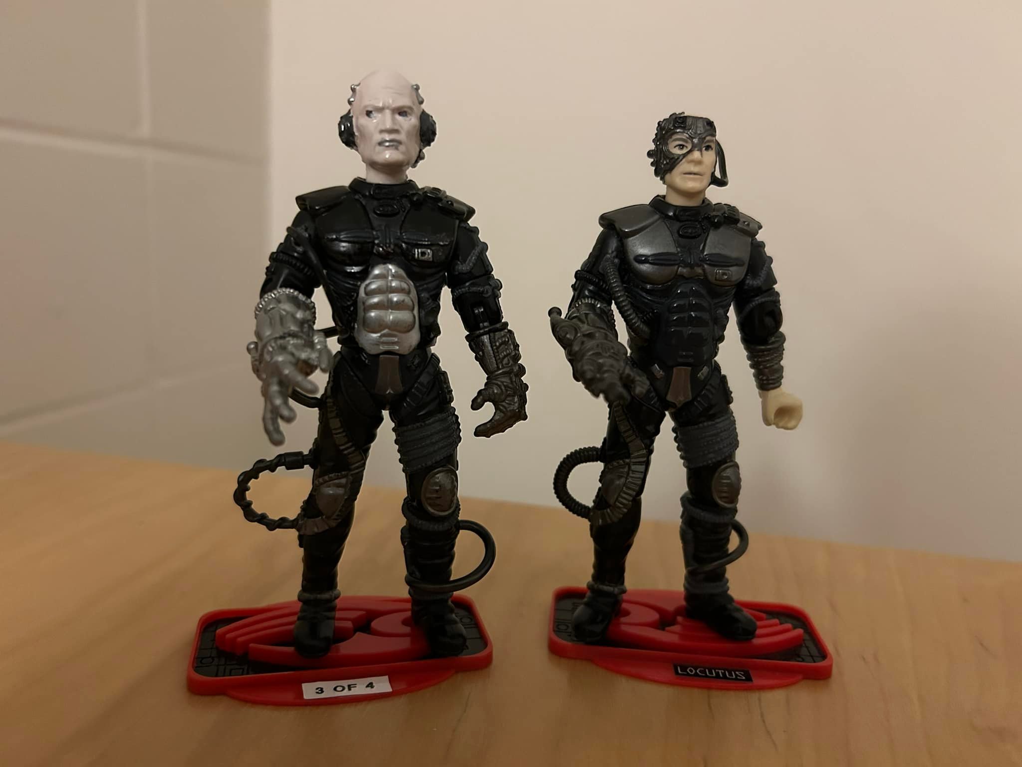 Customized Borg drone figure from Pocahontas chief and Hugh body