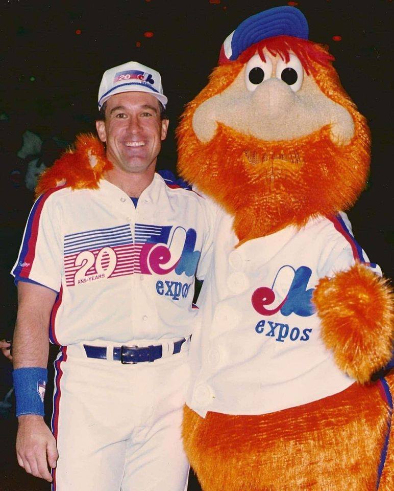 Youppi while playing for the Montreal Expos in 1986.