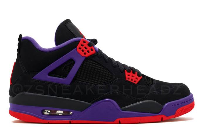 Black/Court Purple Air Jordan 4 just dropped on SNKRS App.