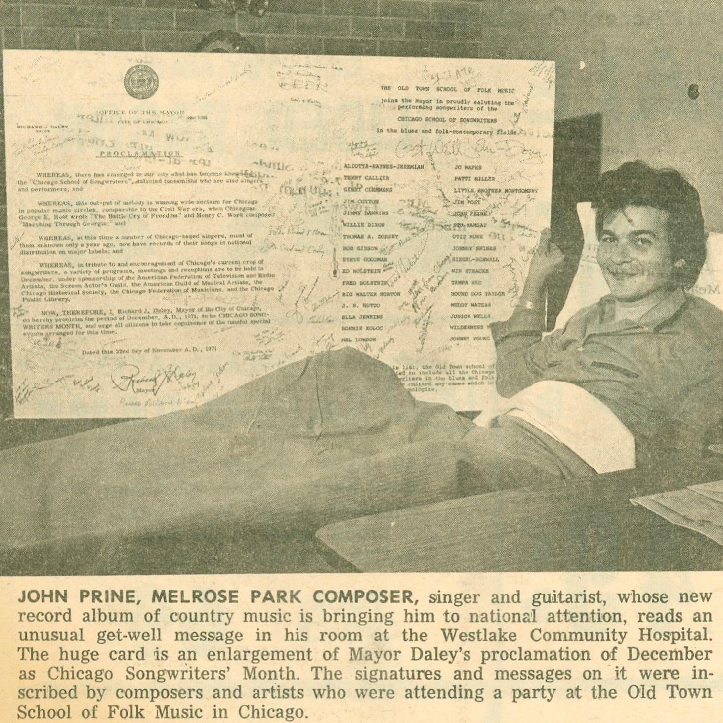 On this day in 1971, published in the Chicago Sun-Times.