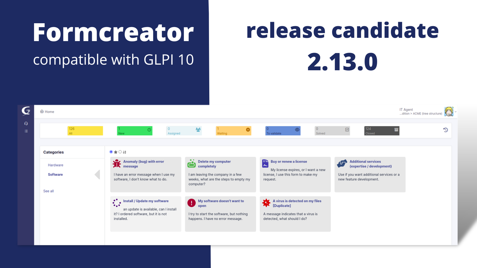 GLPI-PROJECT - 🚀Formcreator 2.13.0-rc.1 👉🏼 This version is compatible ...
