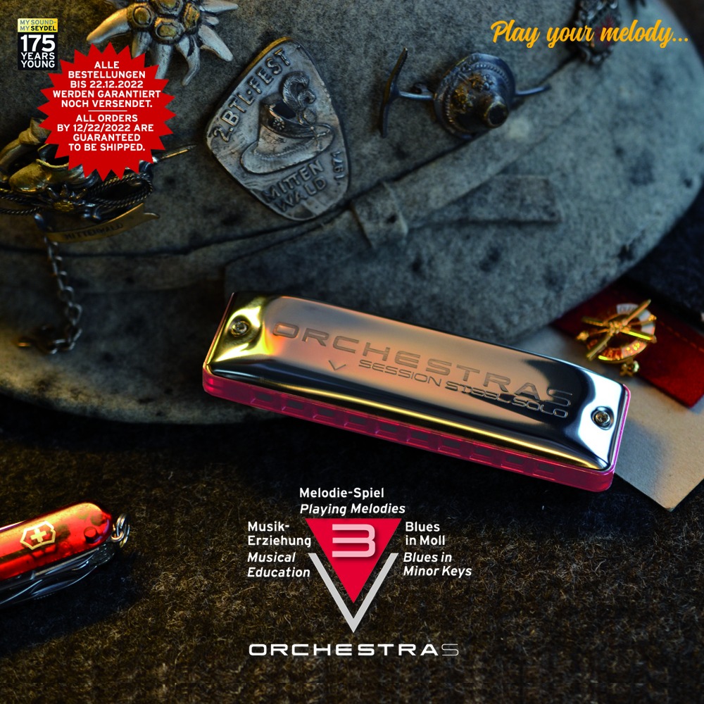 Hohner Vineta orchestra chord harmonica features and collection