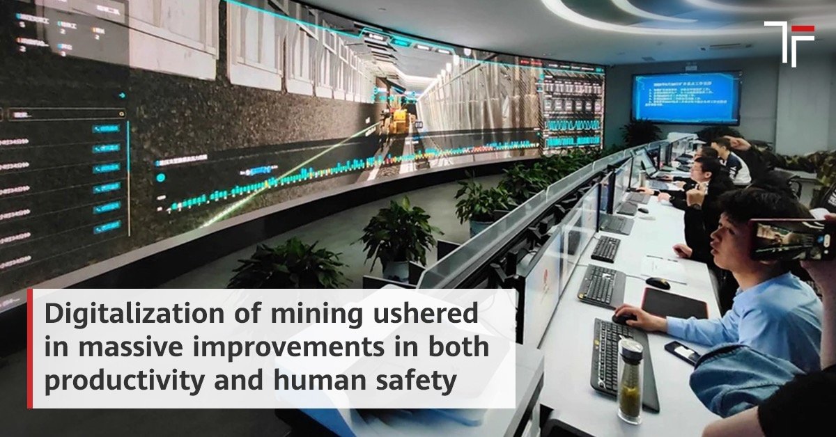 Huawei - The digitalization of mining not only reshaped...
