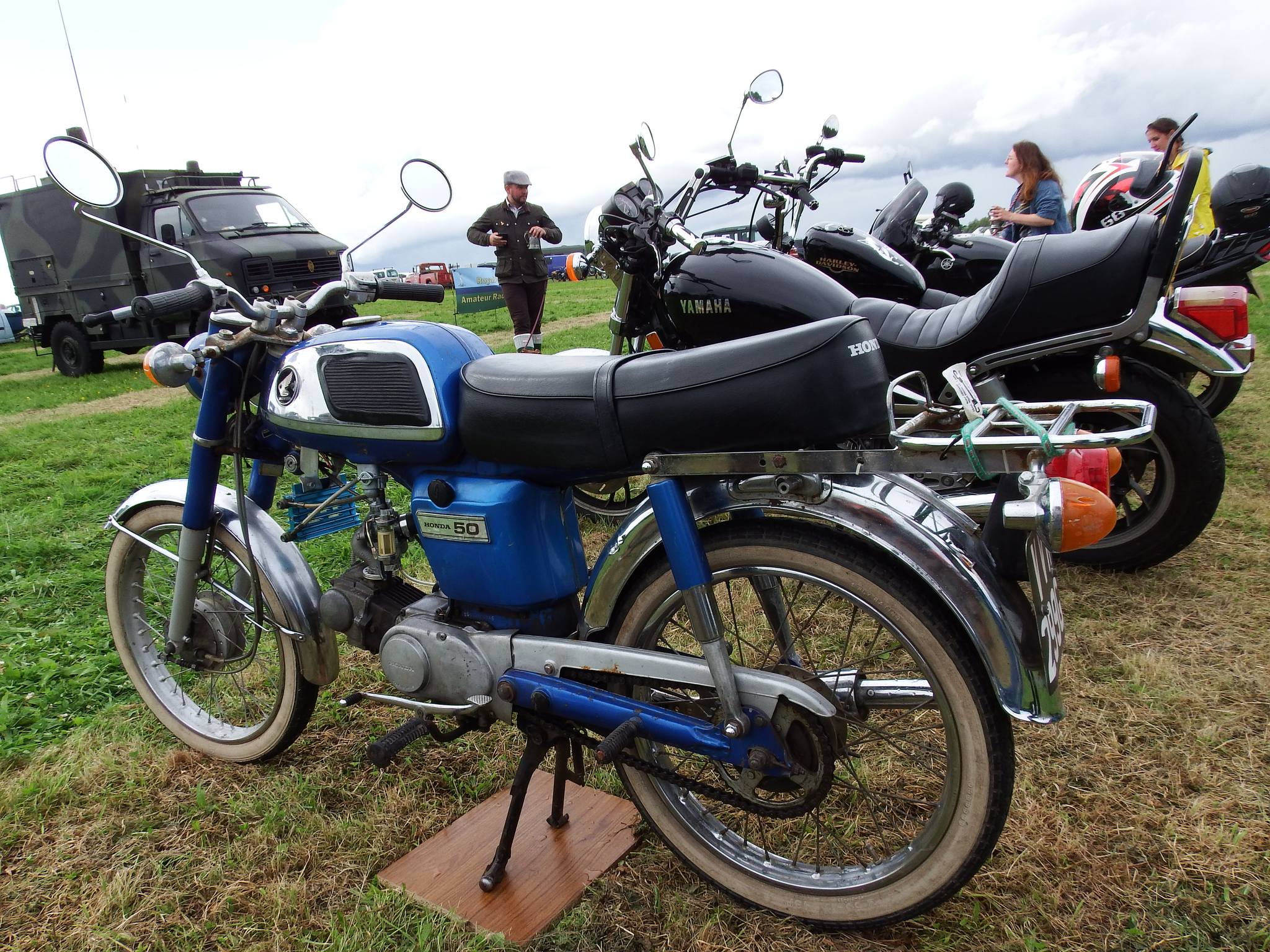 1969 Honda SS 50. 49cc of pure fun, on a small bike. Seen at a 