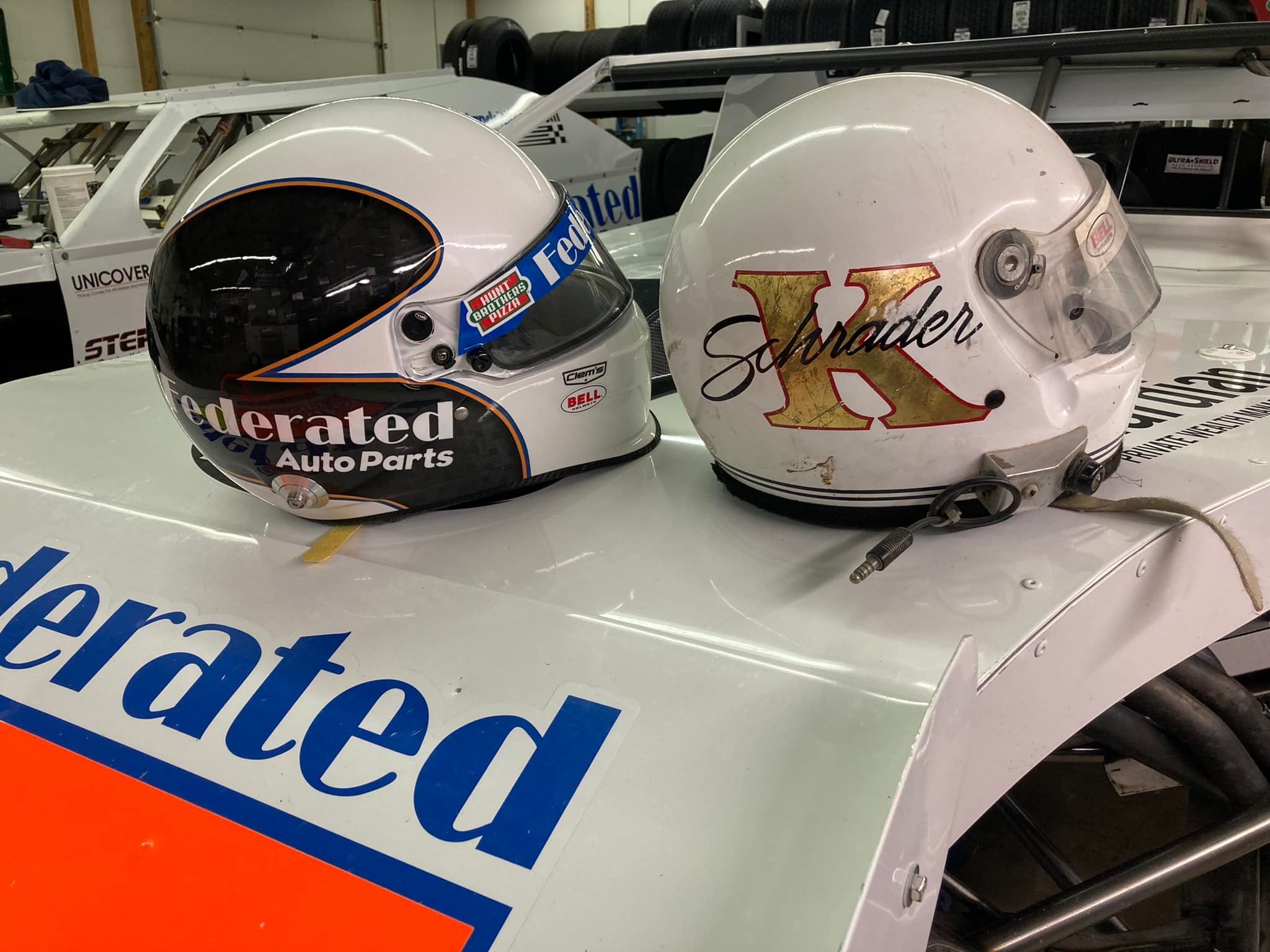 bell helmet 1984 Nelson Piquet Replica / Brabham F1 STAR CLASSIC VINTAGE WHITE XLG(61 Race used 1984/85/86 Klaus Ludwig
