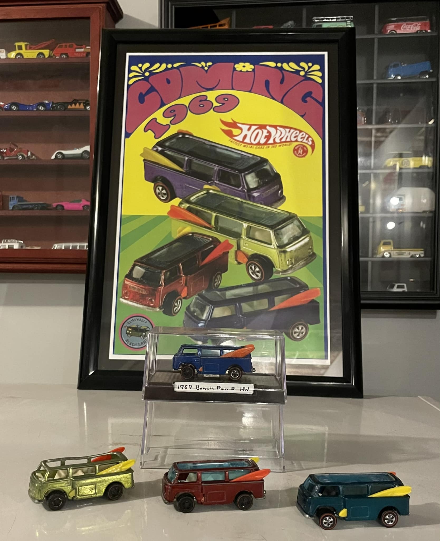 Hot Wheels Beach Bomb グリーン レッドライン約56年前