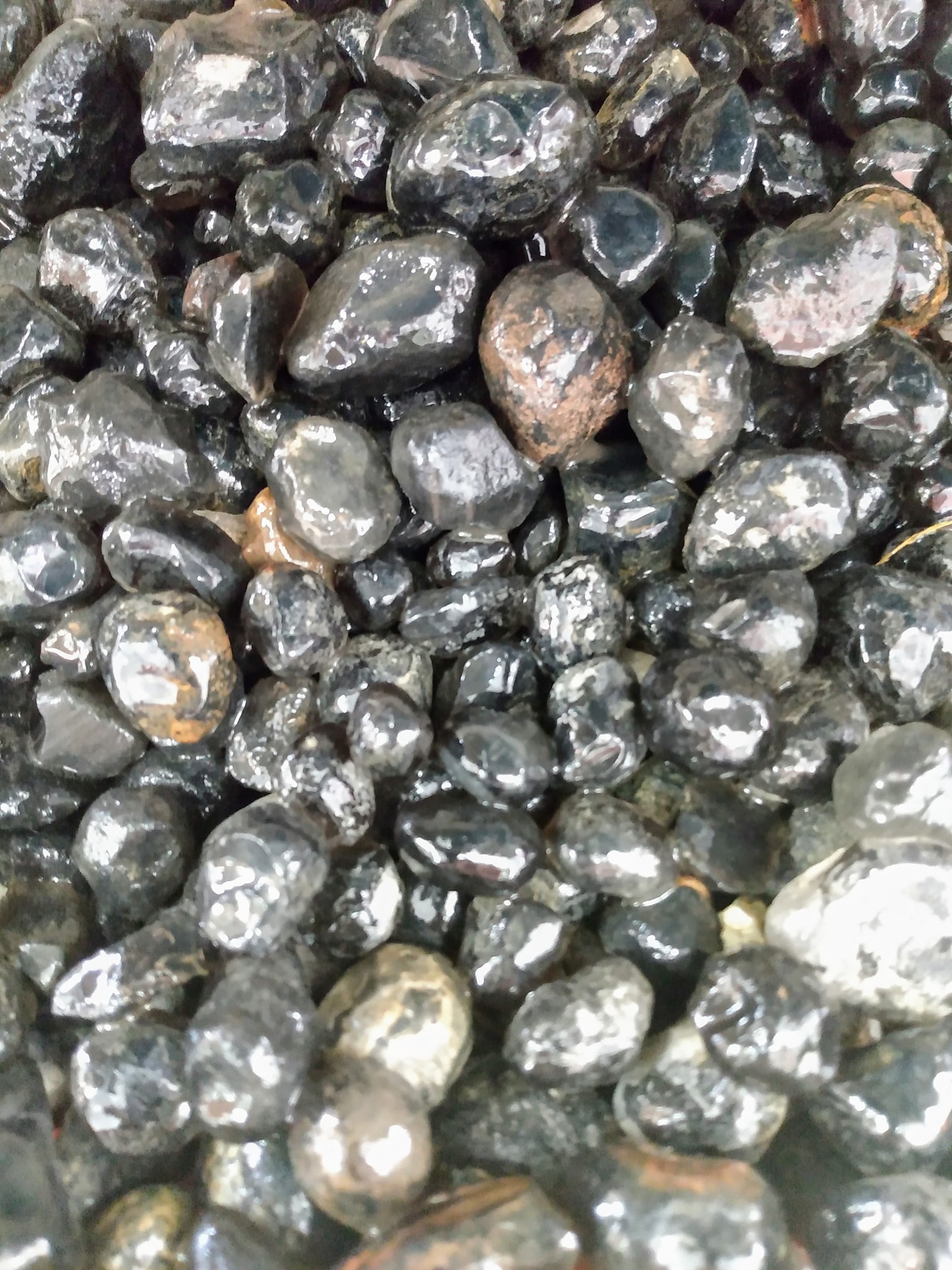 Authentic Arizona Apache Tears – Set Of 4 Polished Root Chakra Healing Crystals Reiki Obsidian