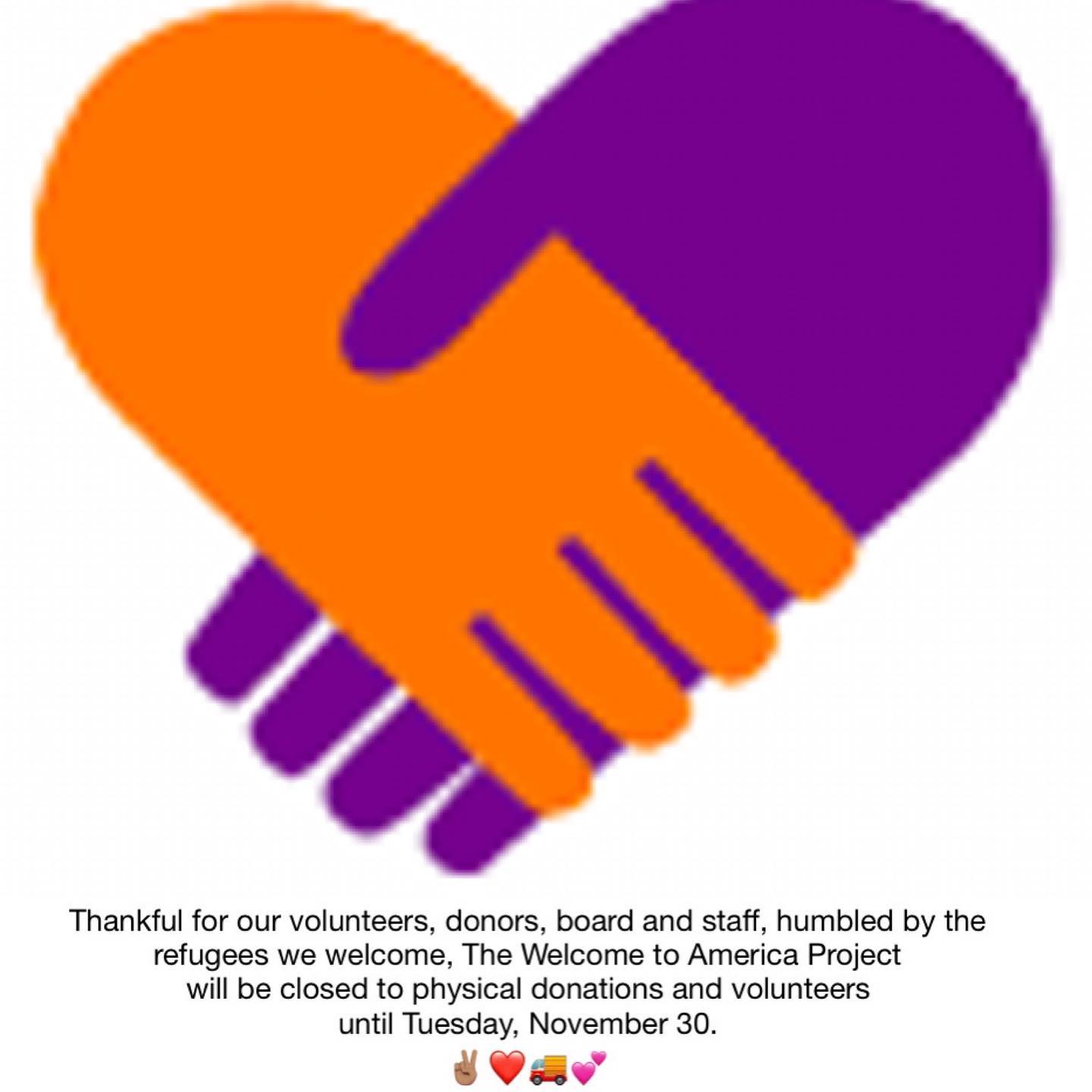 We welcome a short break.... - The Welcome to America Project