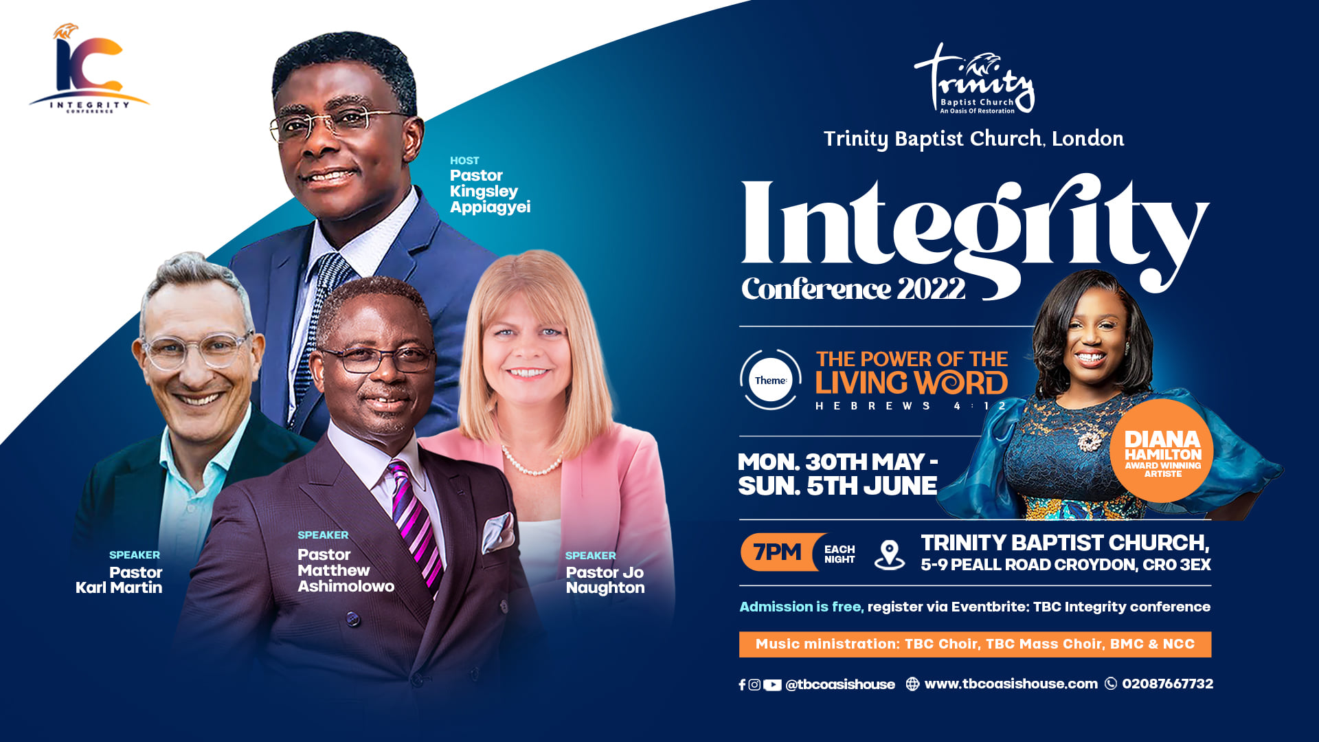 Trinity Baptist Church - Integrity Conference is coming up. #IC2022 A ...
