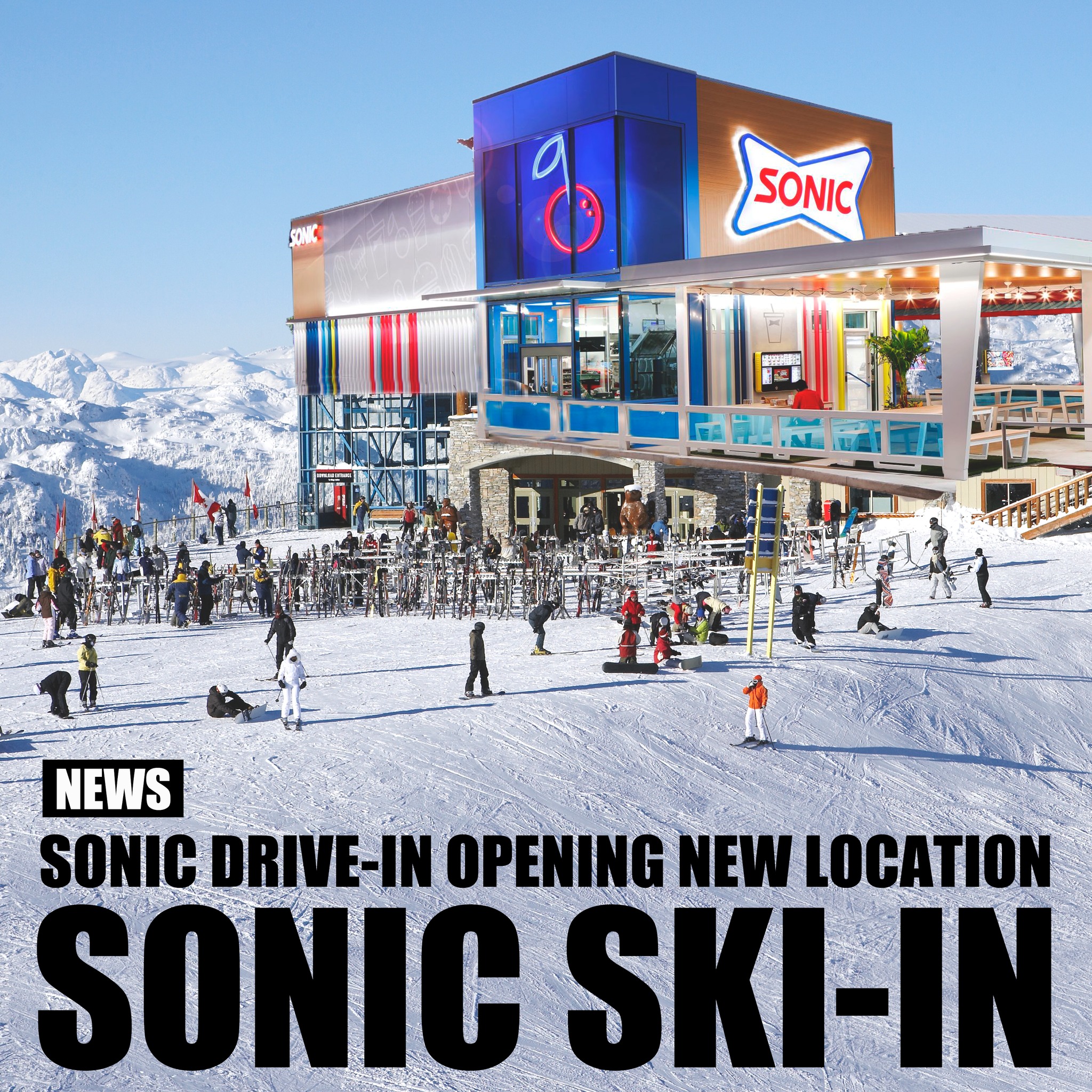 Sonic Drive-In - ⚠️BREAKING NEWS⚠️ Sonic Ski-In Coming To.
