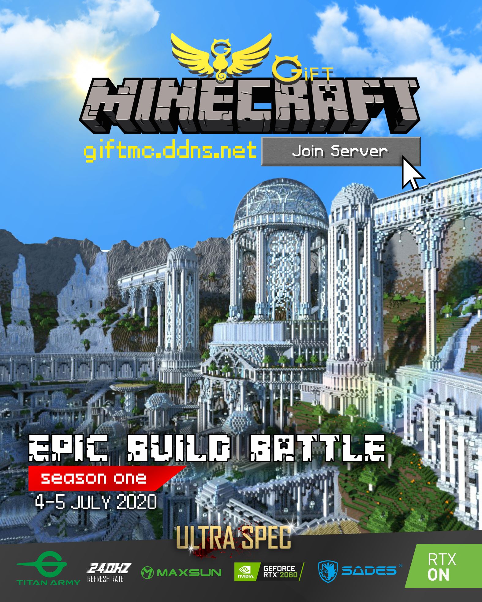 Gift Internet cafe - Gift Minecraft are pleased to announce Epic Build ...