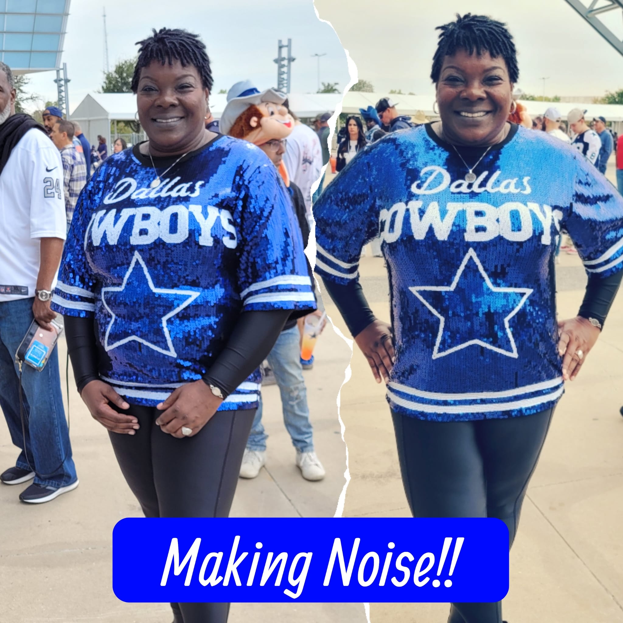 They talking about the cowboys at halftime 🥶 we demboyz fr fr 🔥🔥