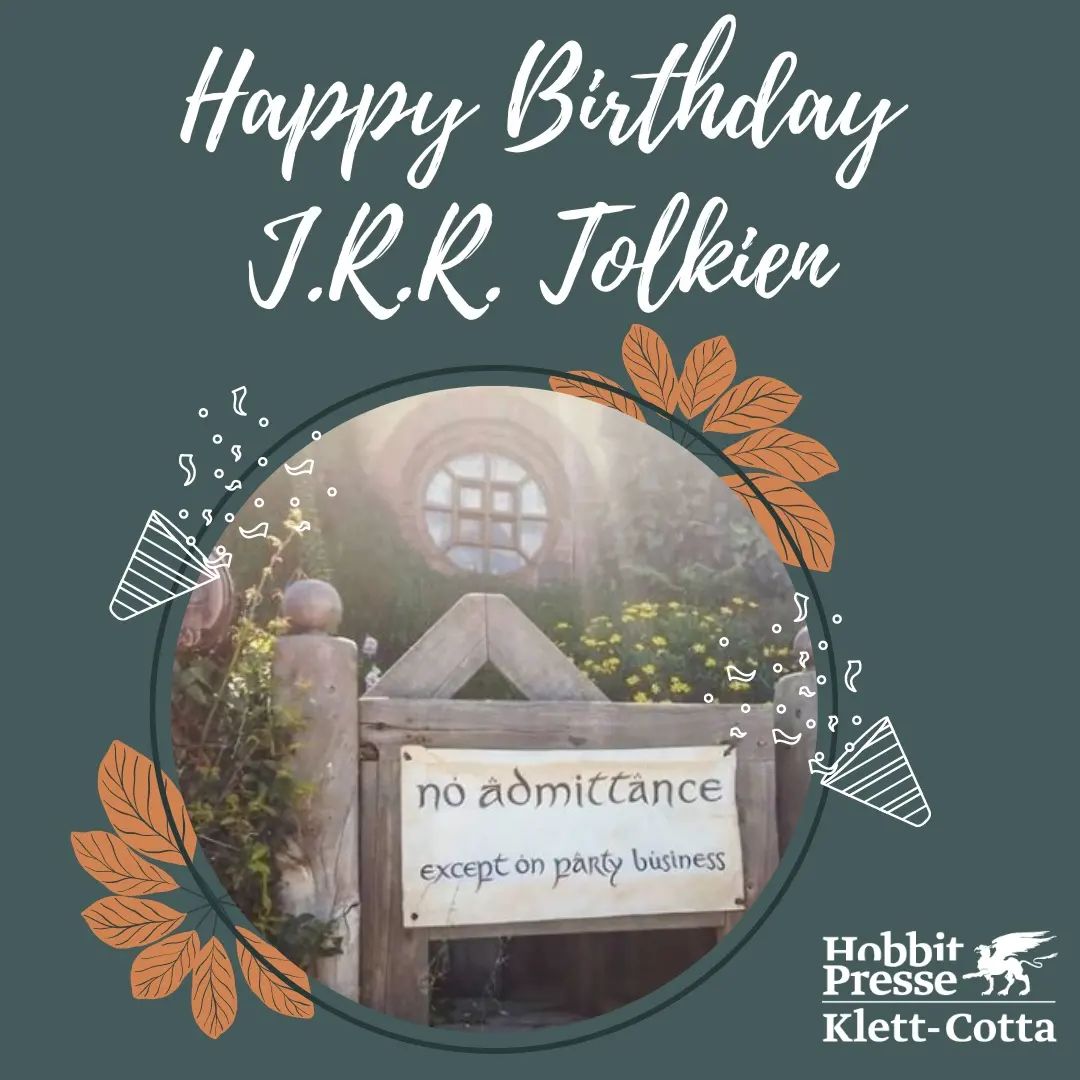 Hobbit Presse - Happy Birthday J.R.R. Tolkien!! 🥳😍💫 Heute...
