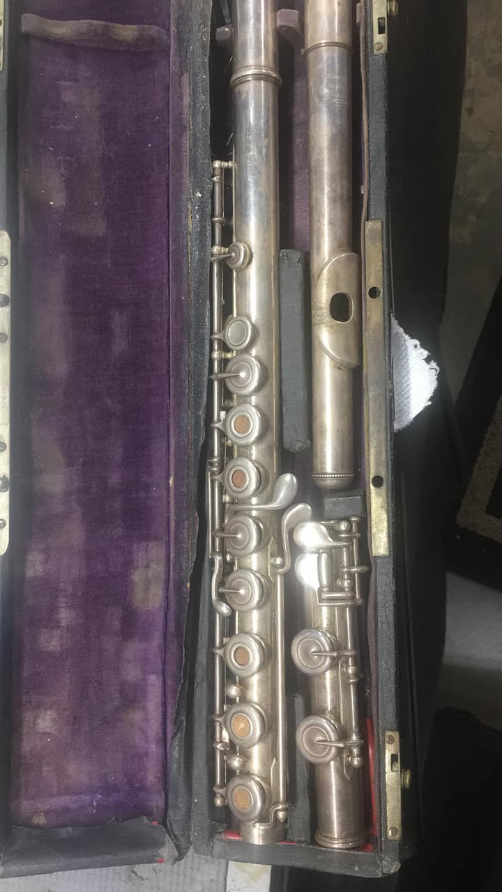 Vintage Louis Lot flute with Brevette marking