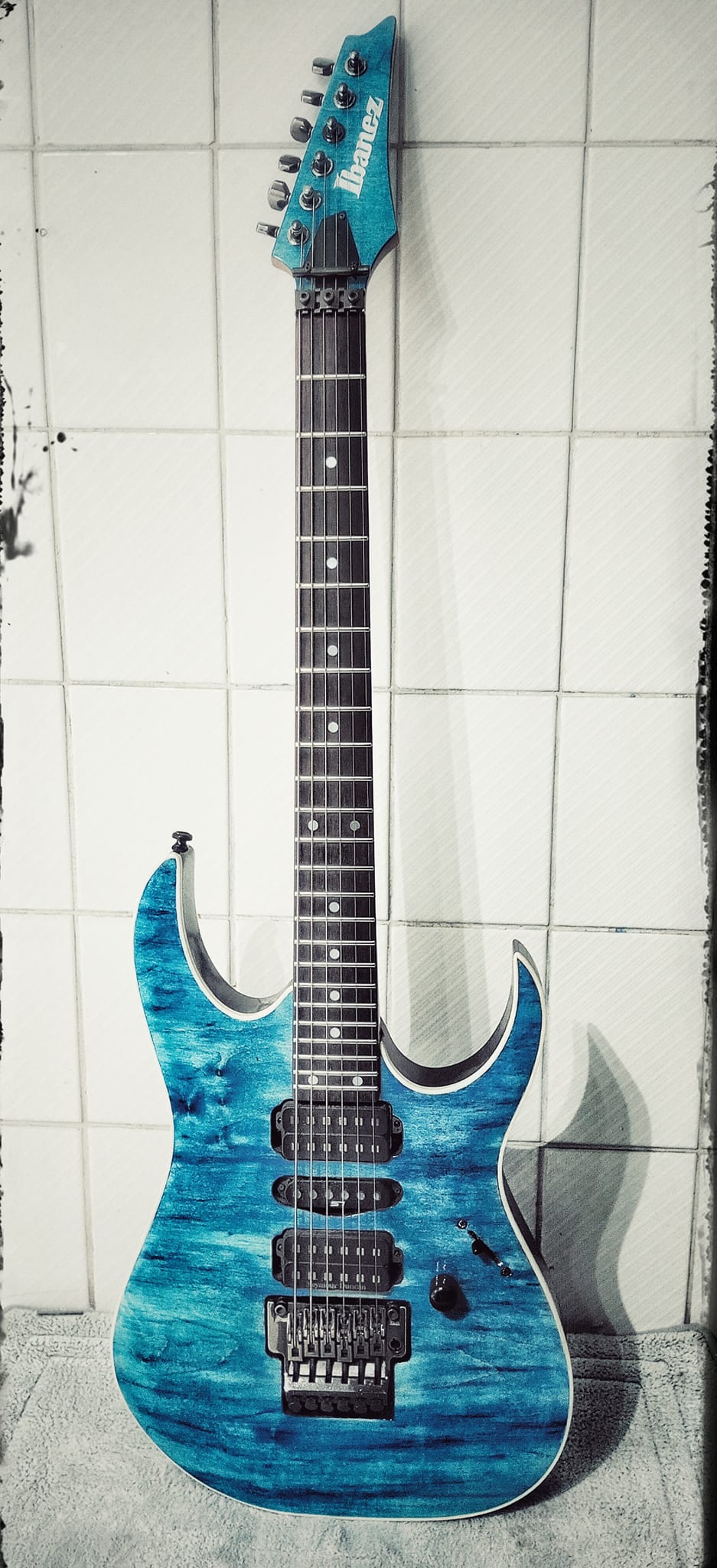 Ibanez RG570 Japan modded with coil split and killswitch