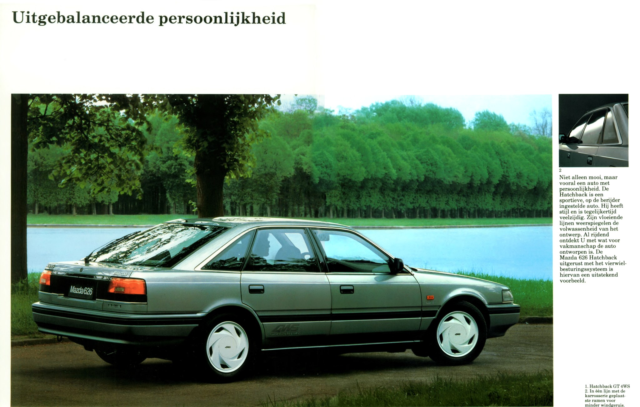 1988 Mazda 626 Brochure. Netherlands. GD/GV.