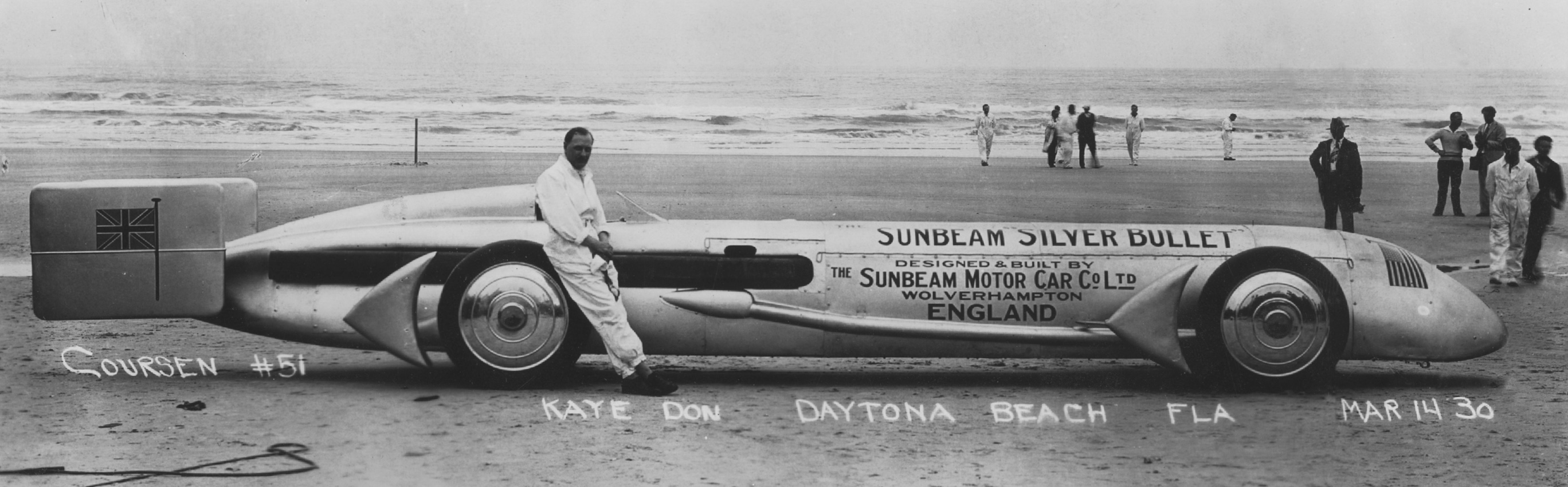 British driver's 1930 Daytona speed record attempt