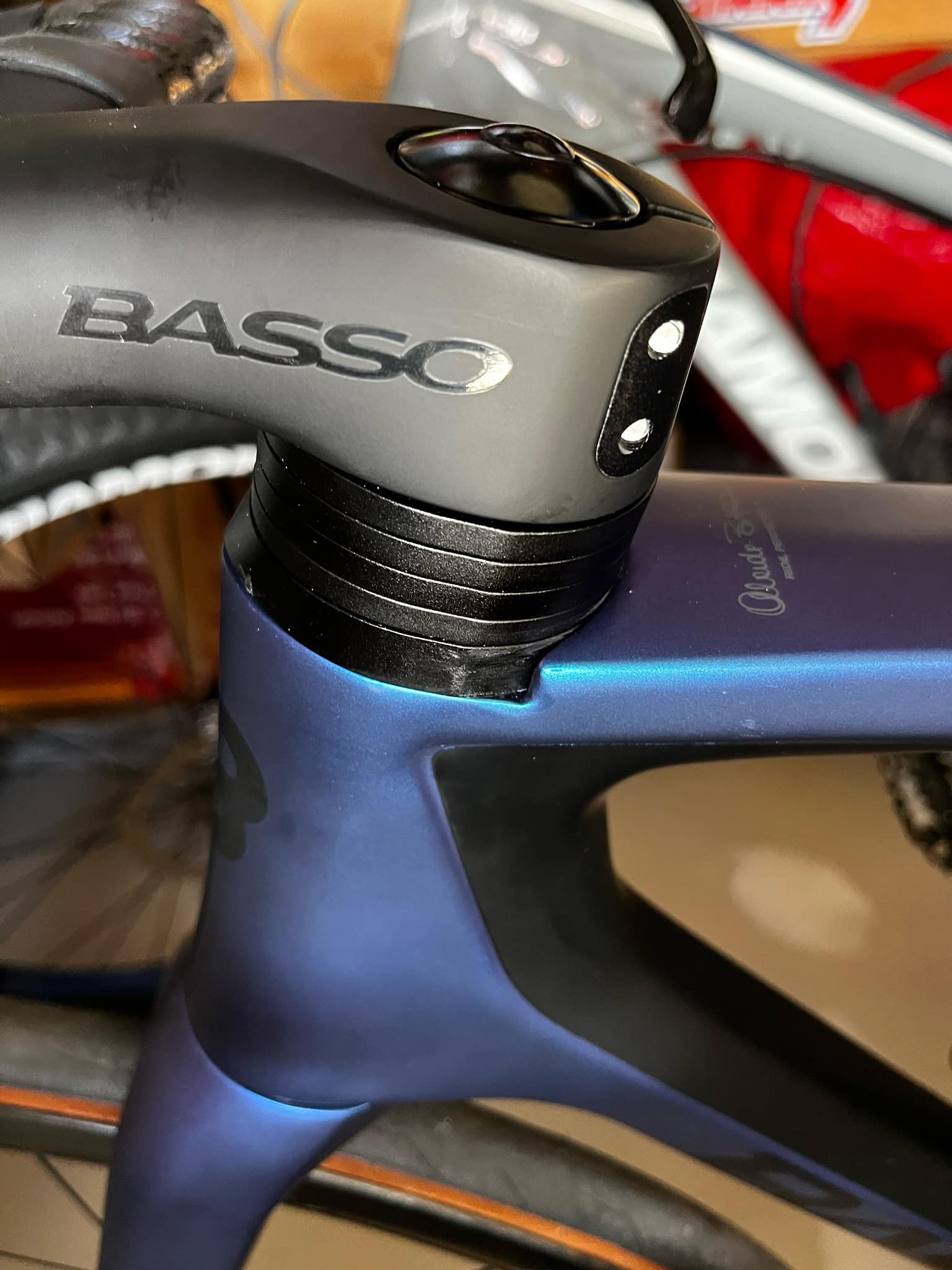How to fix a Bianchi bicycle spacer issue?