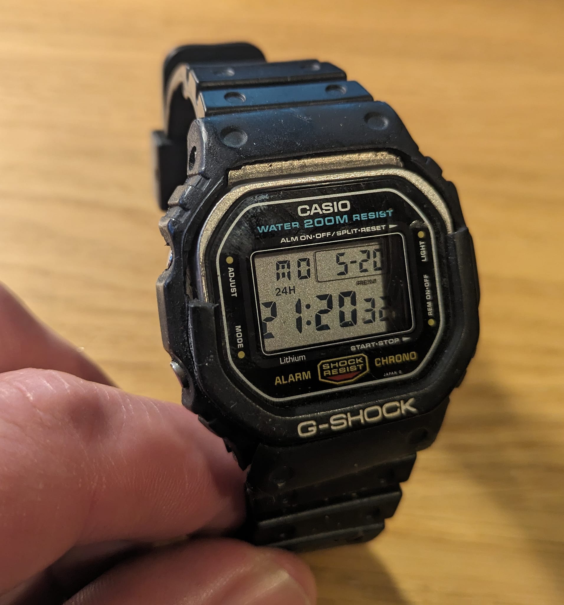 Anyone who knows where I can find a new bezel for this DW-5600c 