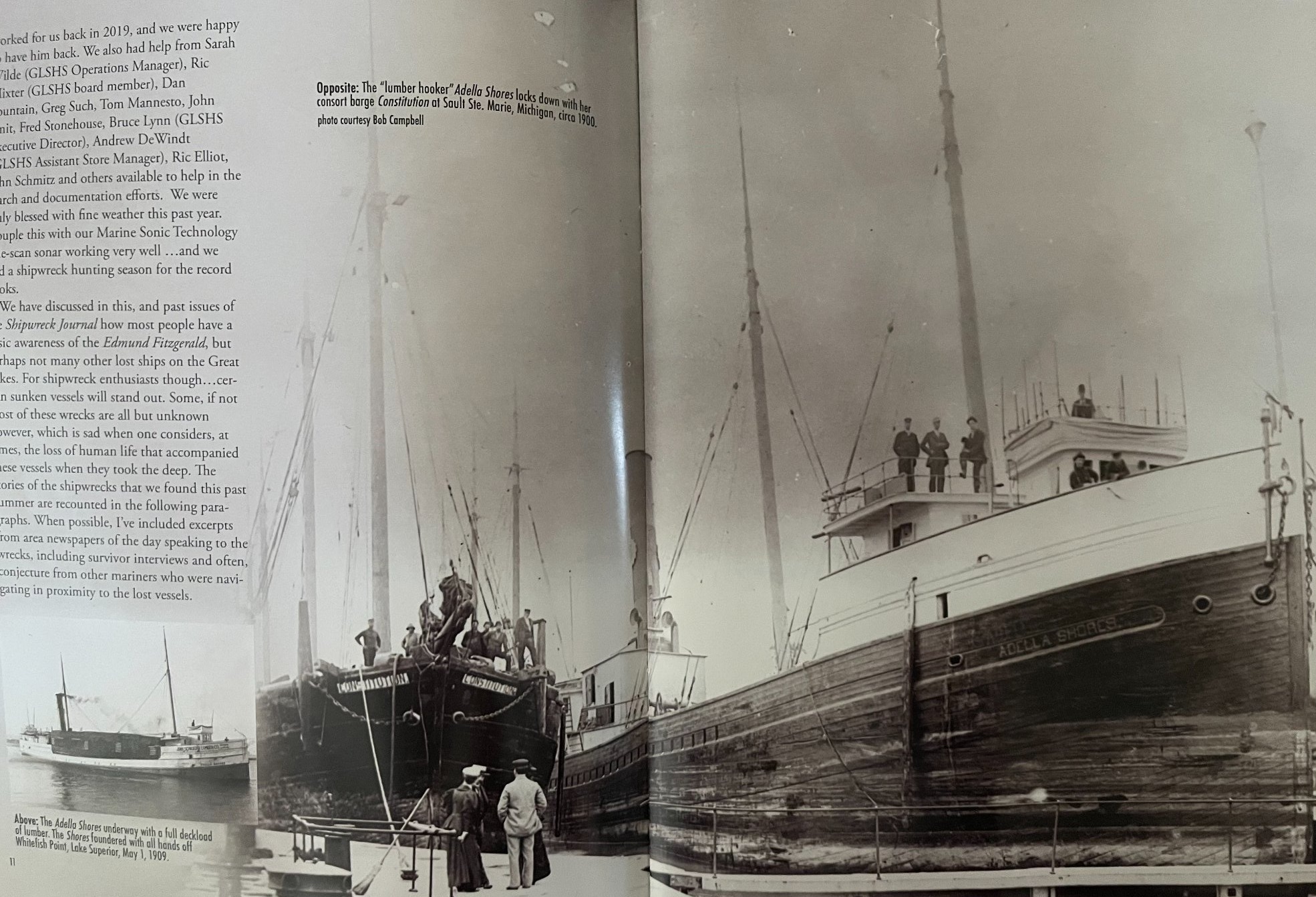 The Shipwreck Journal is... - Great Lakes Shipwreck Museum