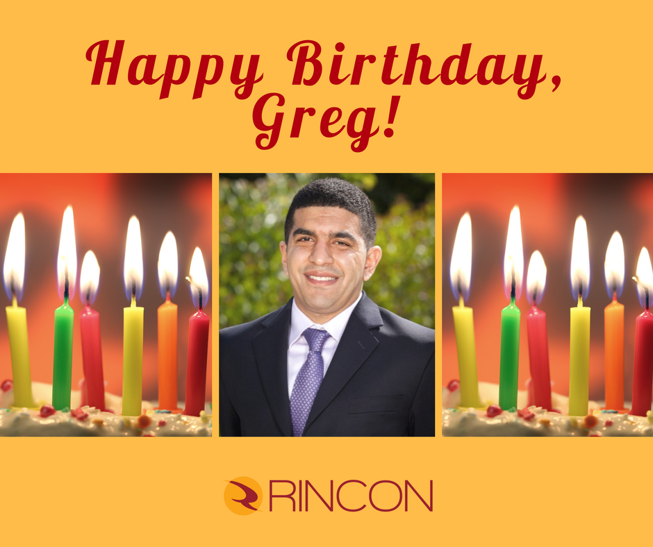 Happy birthday to Greg, RINCON's very... - Rincon Strategies