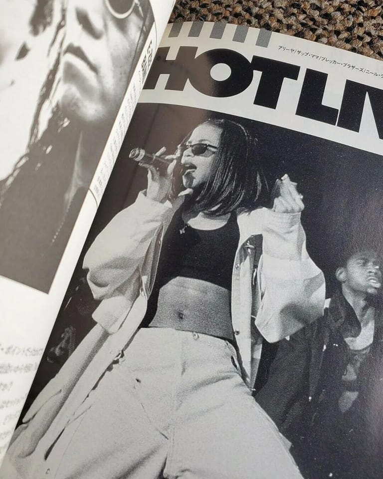 On This Day - October 5, 1996 Aaliyah in Japan for a meet and
