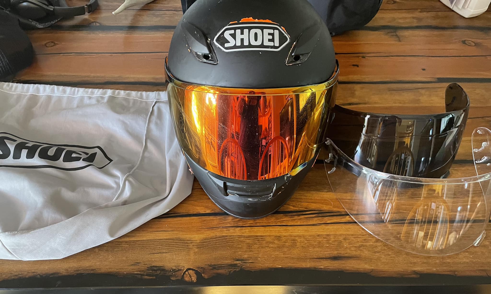 red mirror extra visor shield for cwr-1 shoei helmet The Shop RF-1400 the visor contributes to your safety Shoei CNS-1 Pinlock Spectra Chrome