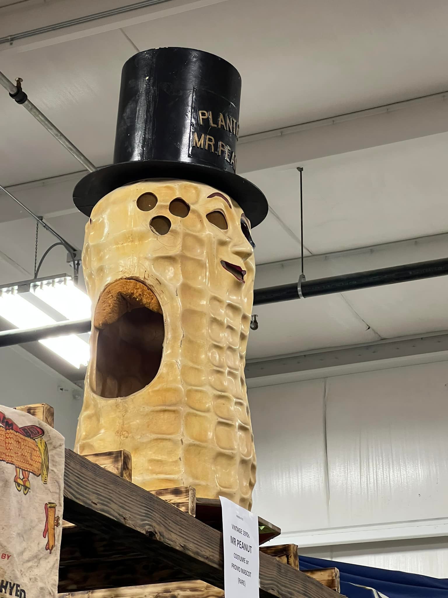 How cool is this vintage 1970's Mr. Peanut costume / Promo Mascot