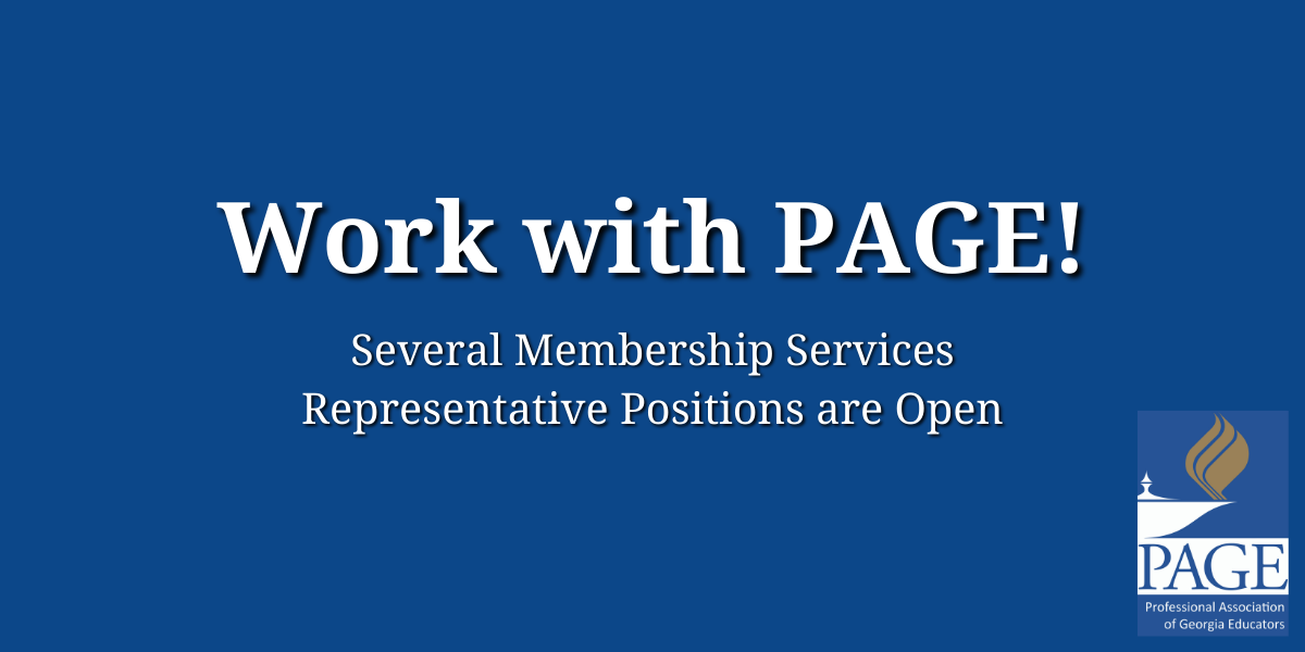 Professional Association of Georgia Educators - Apply today! We're ...