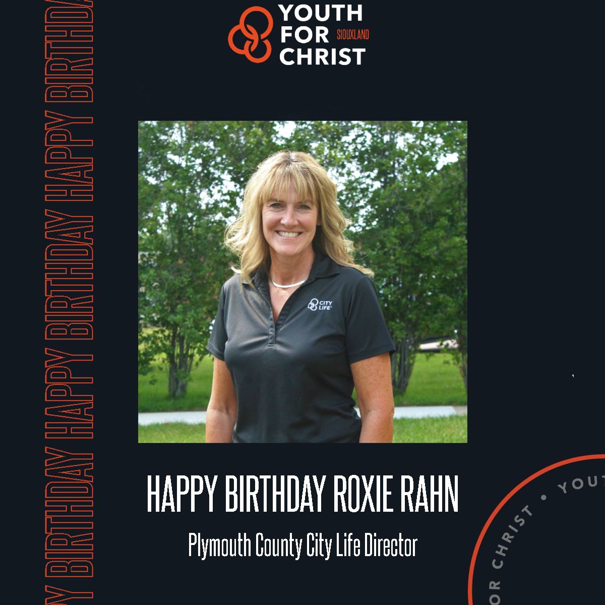 Happy Birthday to Roxie Rahn,... - Siouxland Youth for Christ | Facebook