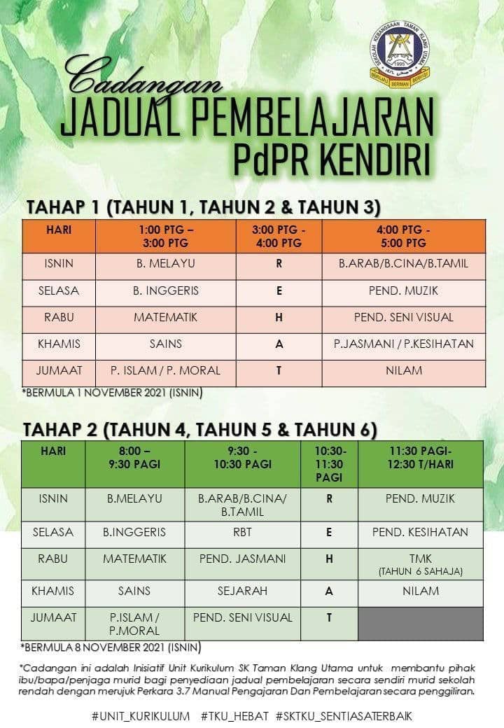 Sekolah Kebangsaan Taman Klang Utama Home Facebook