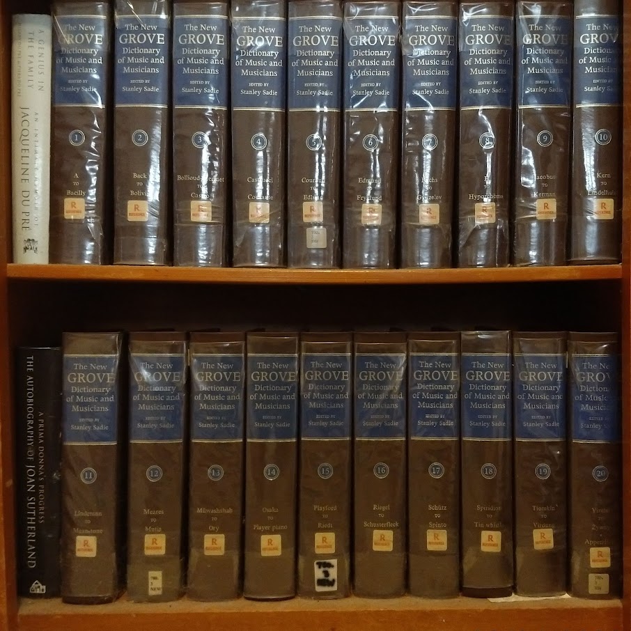 Finding a rare Grove's Dictionary of Music and Musicians set