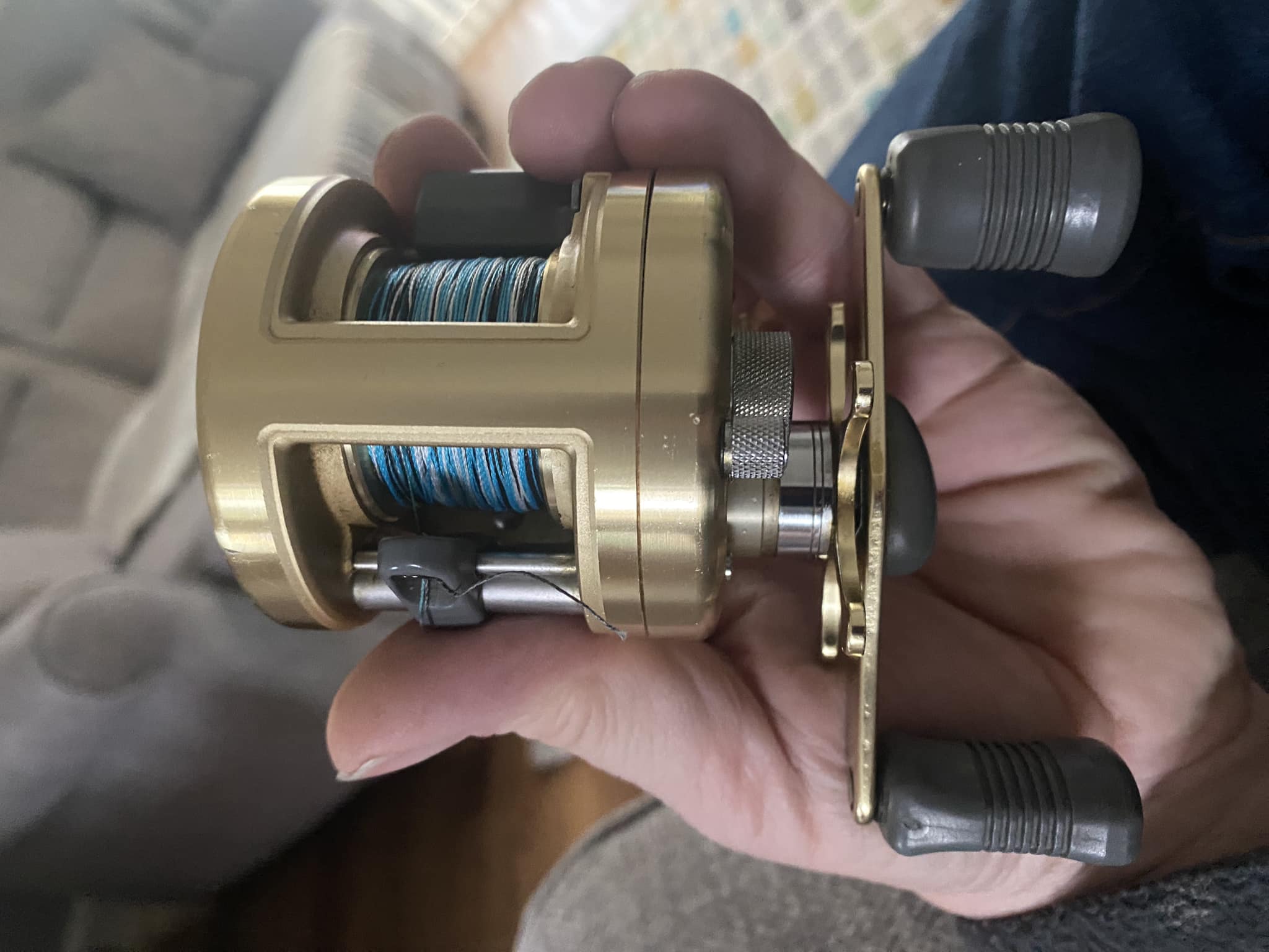 baitcaster surf combo Rigged N' Ready & Pier 7' Medium Rod & Reel Clearance 842 Model:JOC73HMF 5+1 dual sealed Stainless Laser XL Round Baitcast