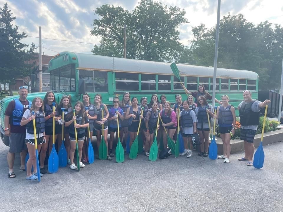 Our Girls Soccer team took a team... - Holy Cross High School