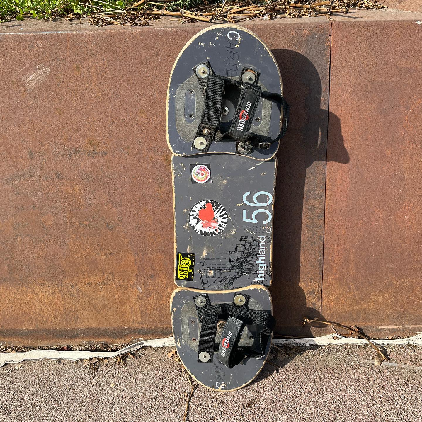 2a mano: Streetboard Highland Cartel 56 con fijaciones Dimension