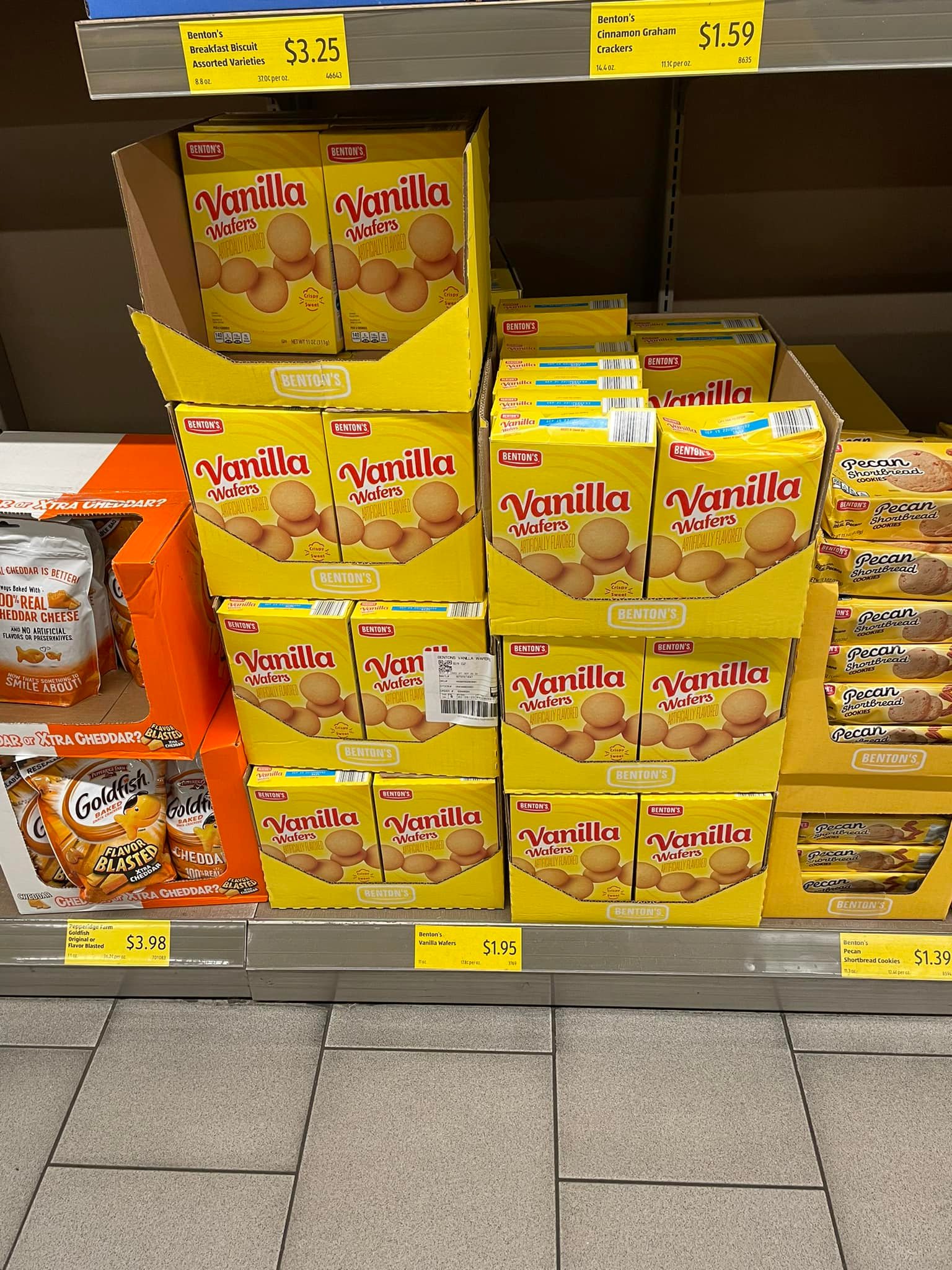 Found vanilla wafers at Aldi for Southern banana pudding