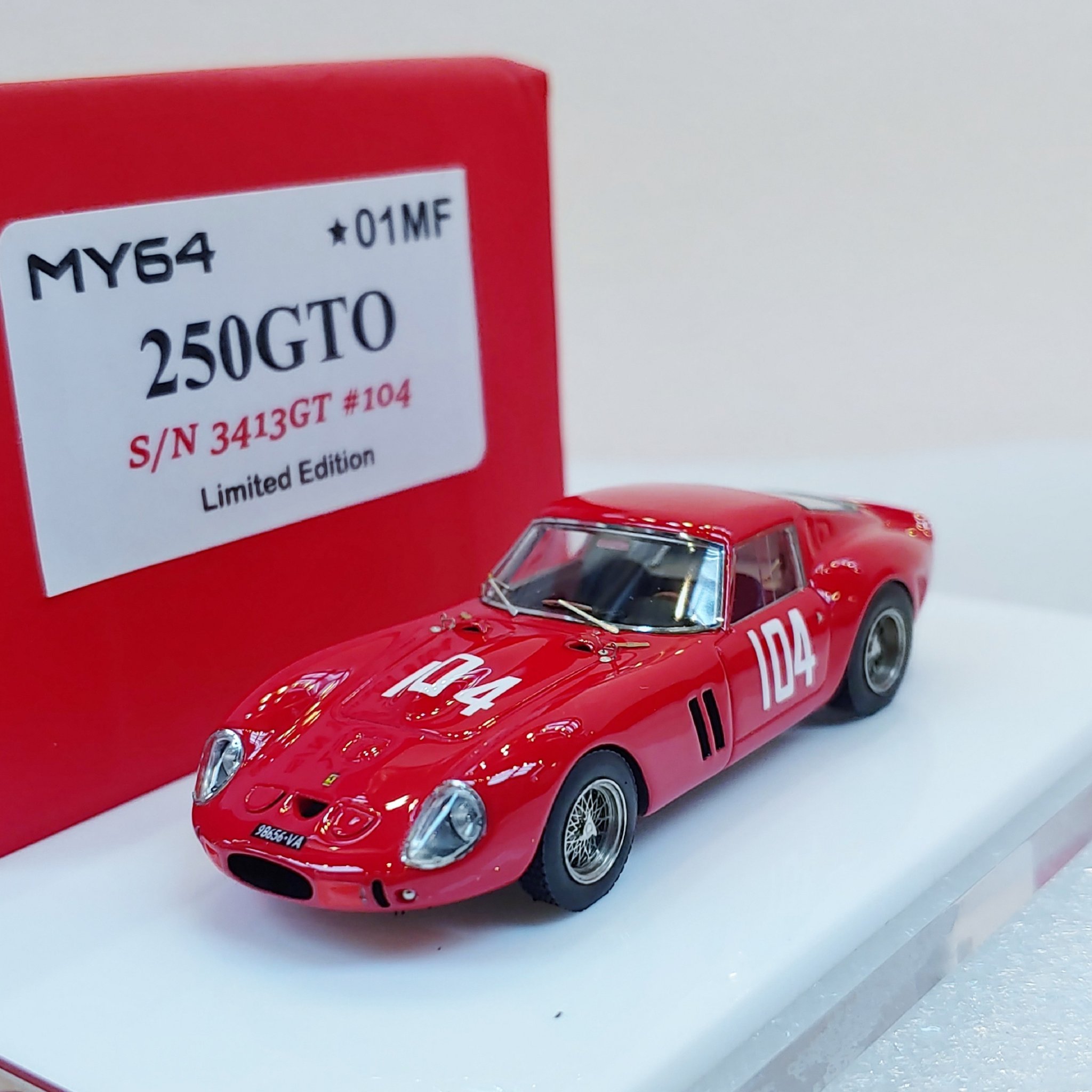MY64 1/64 MY64-01ME Ferrari 250 GTO S/N 3987GT No.24 MY64-01ME2